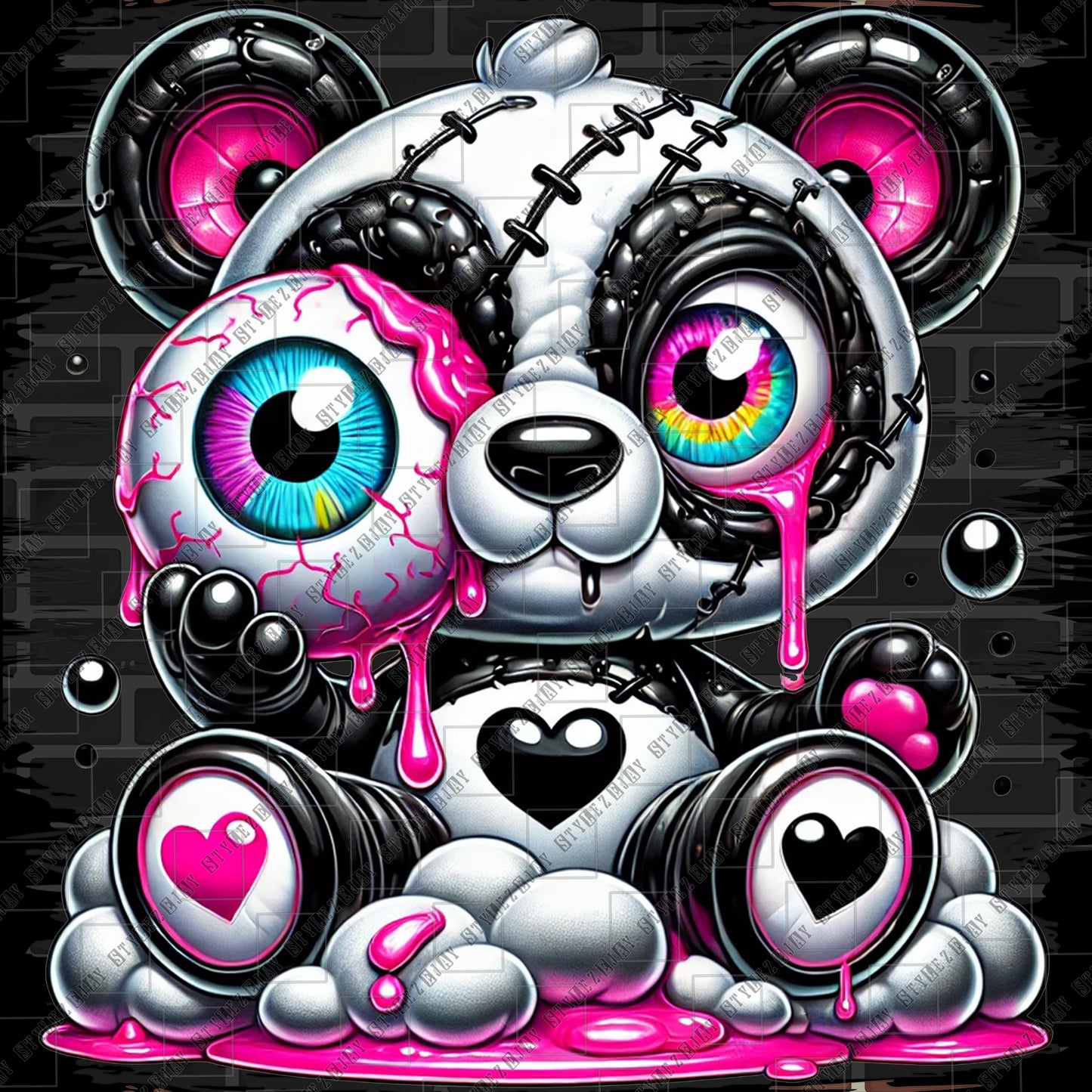 Gaze Craze Panda PNG