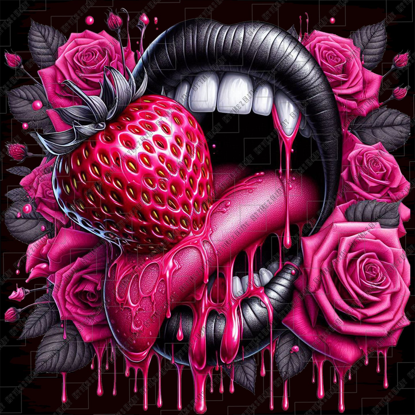 Berry Kiss of Darkness PNG