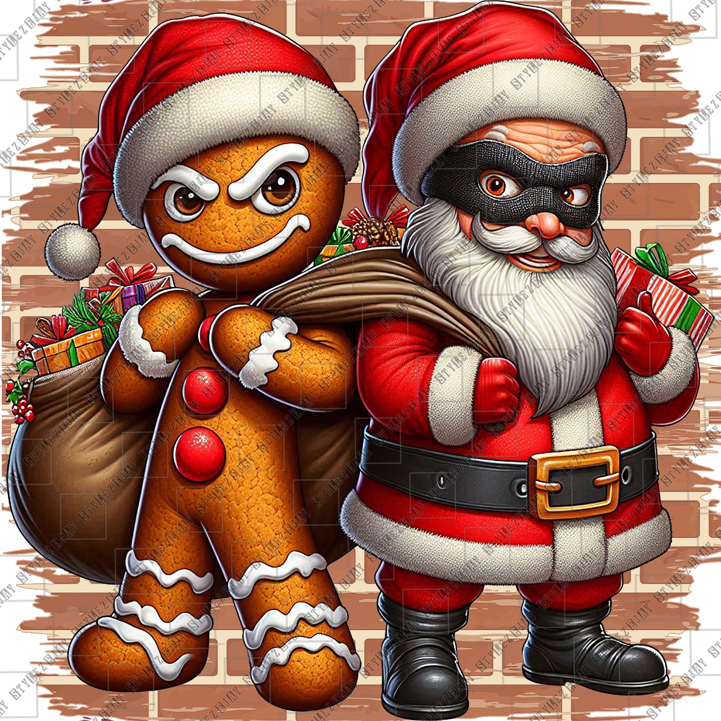 Santa's Secret Agent PNG
