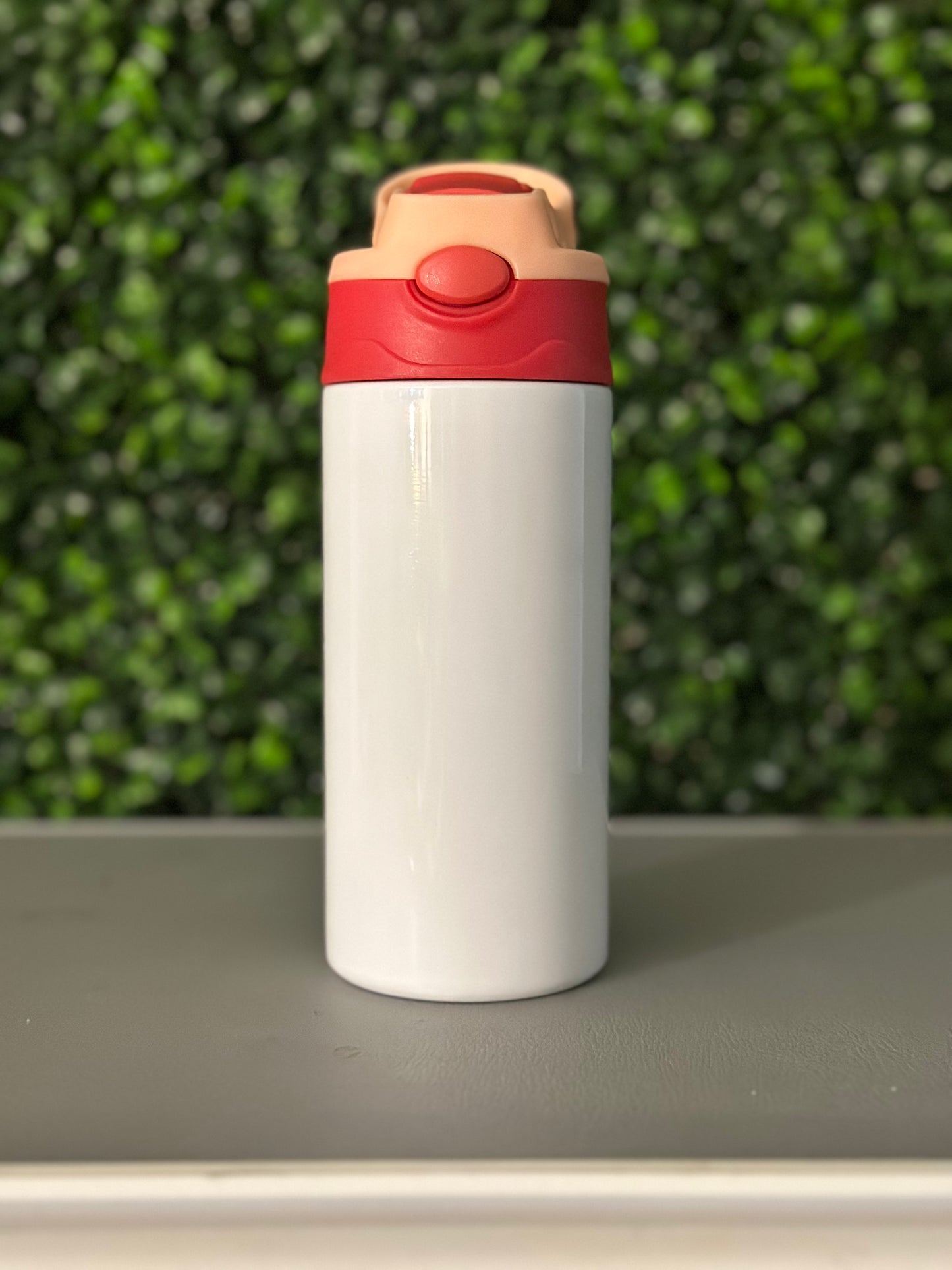 Custom 12oz sublimation tumblers w/ straw attached