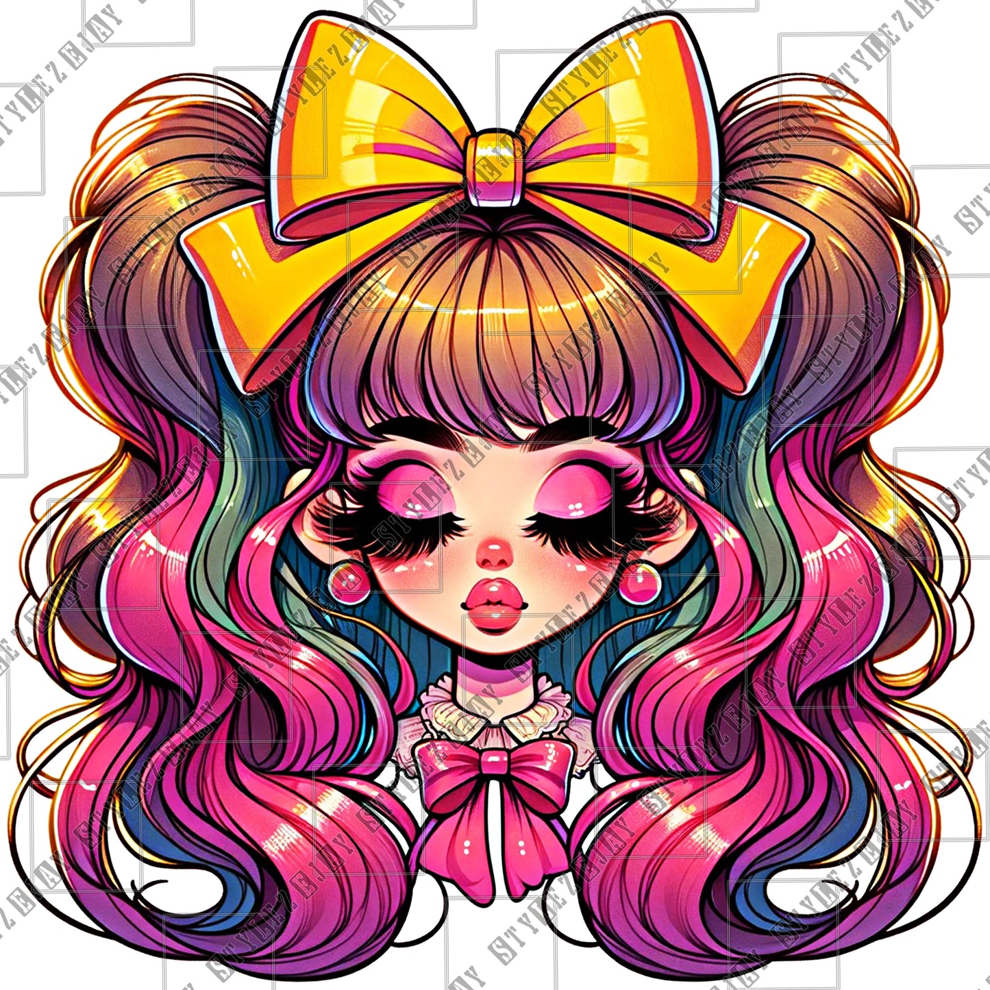 Colorful Sally W. PNG