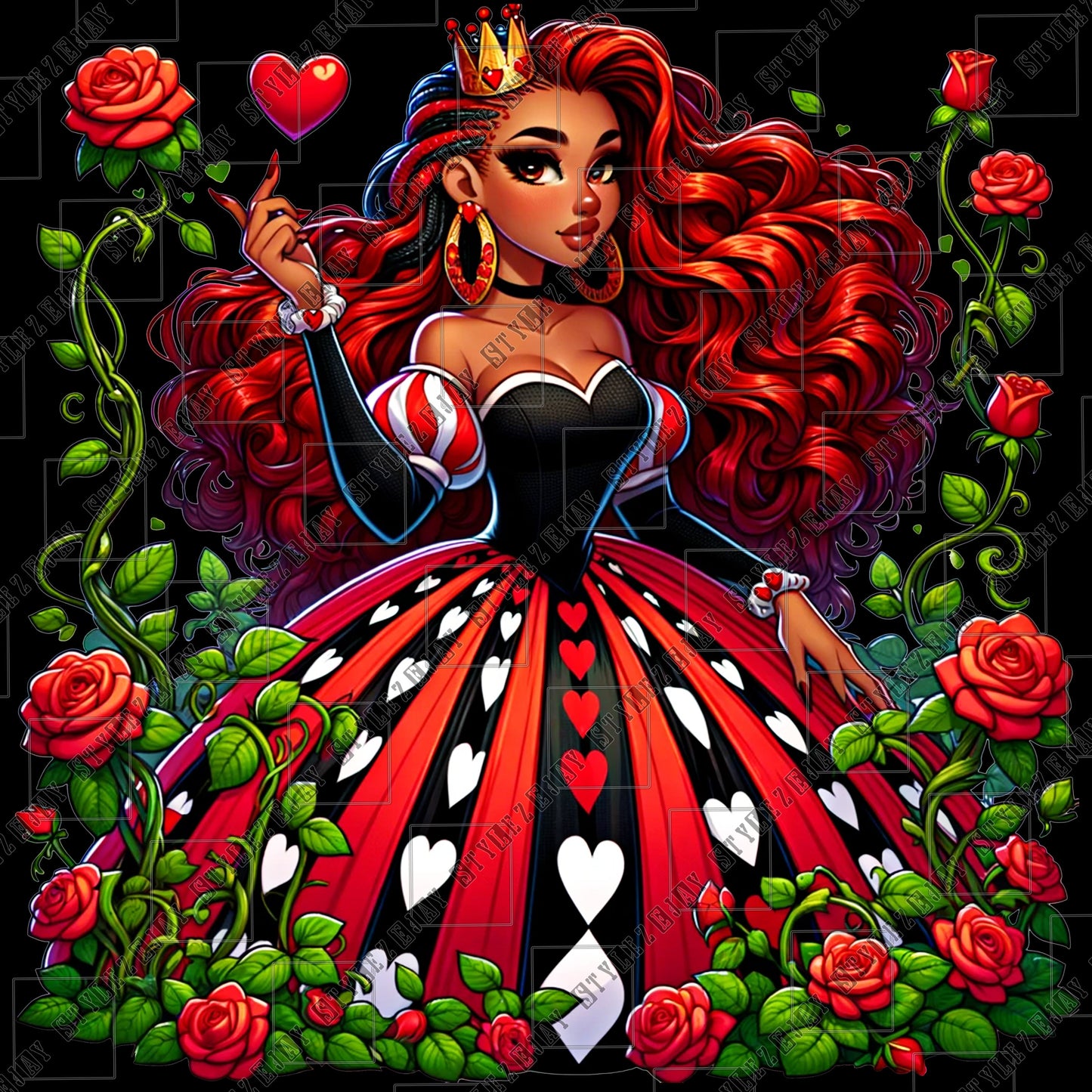 Queen of Hearts PNG