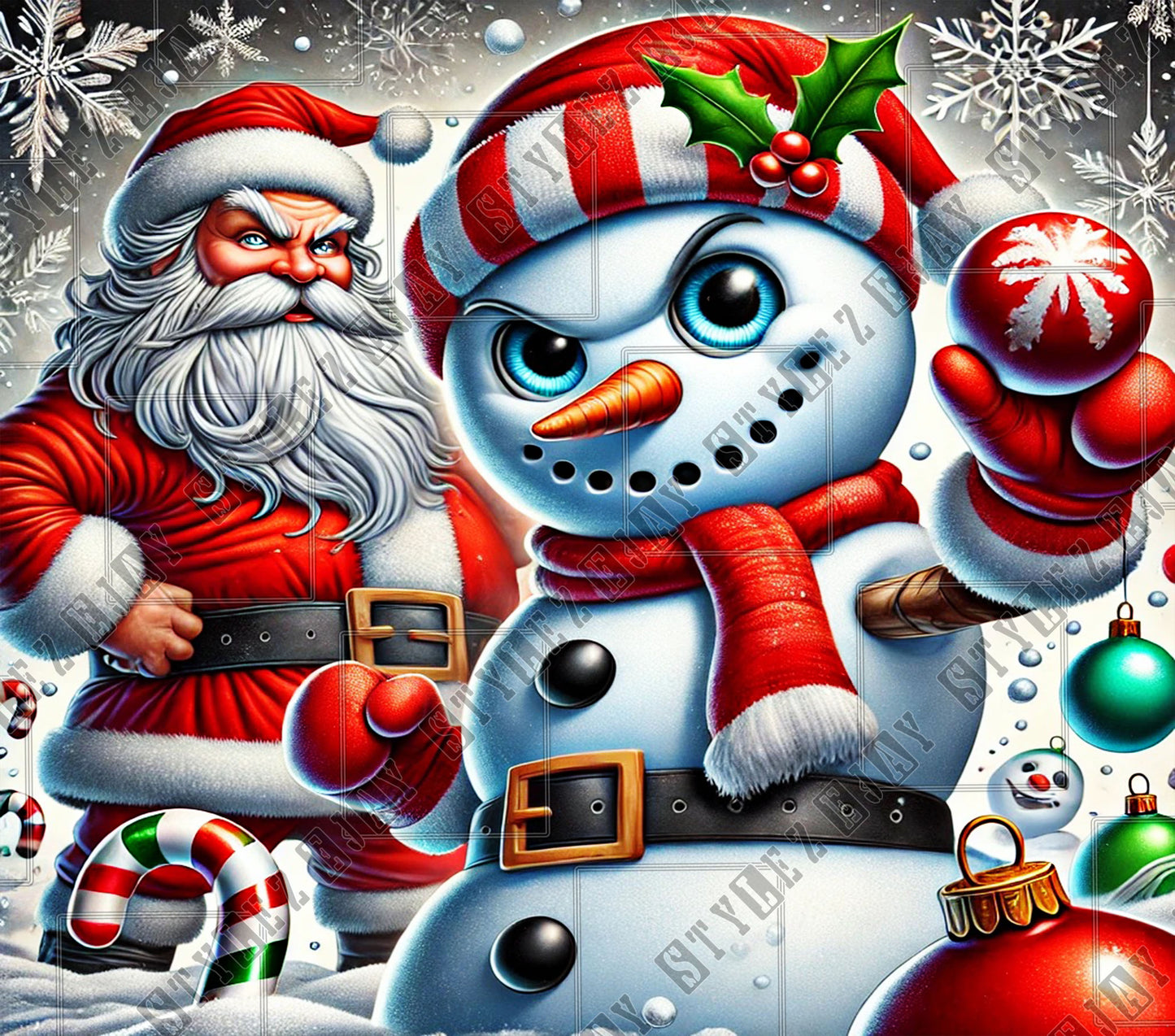 Jolly Duo Tumbler Wrap custom design