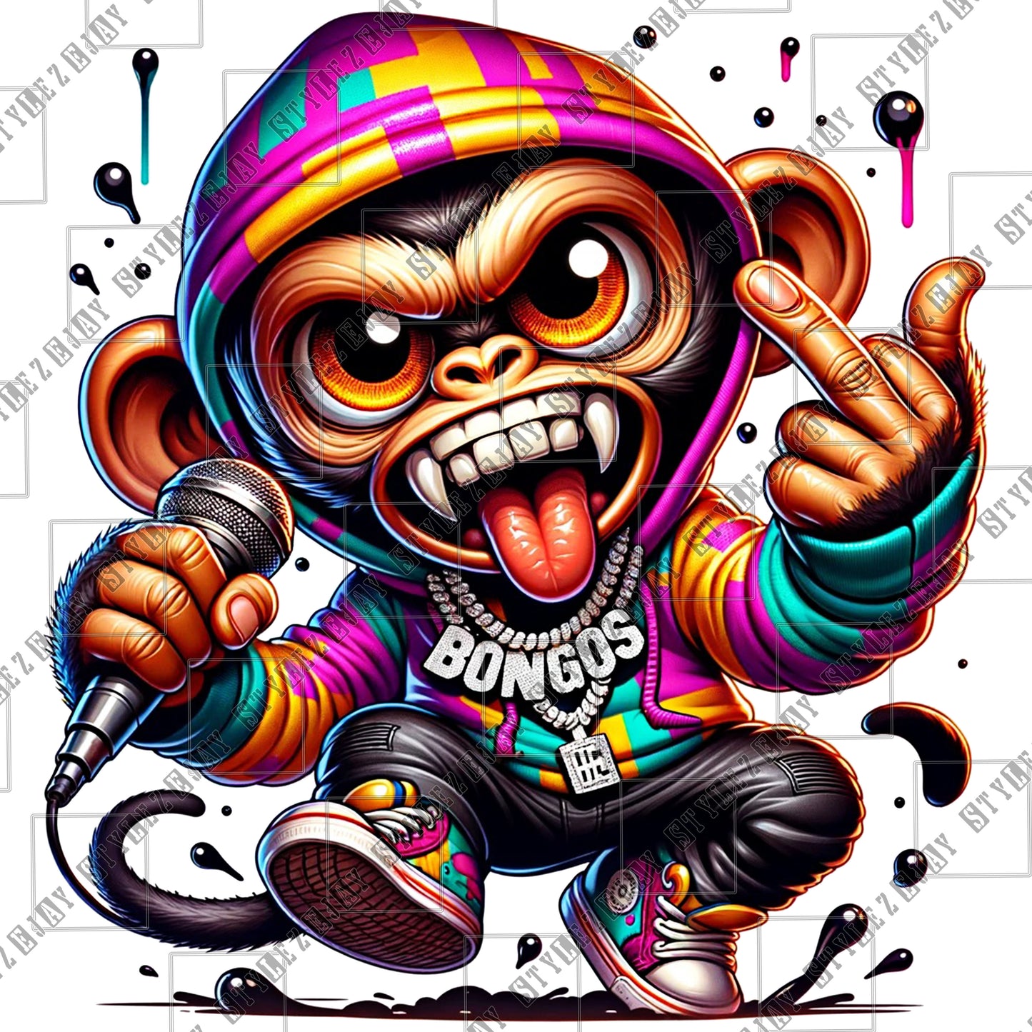 Middles ups to the haters PNG