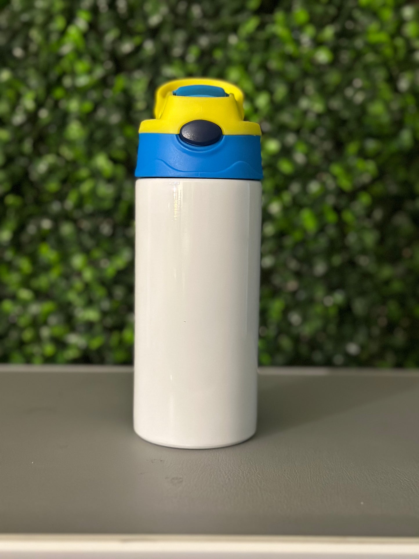 Blank 12oz  sublimation tumblers w/ straw attached