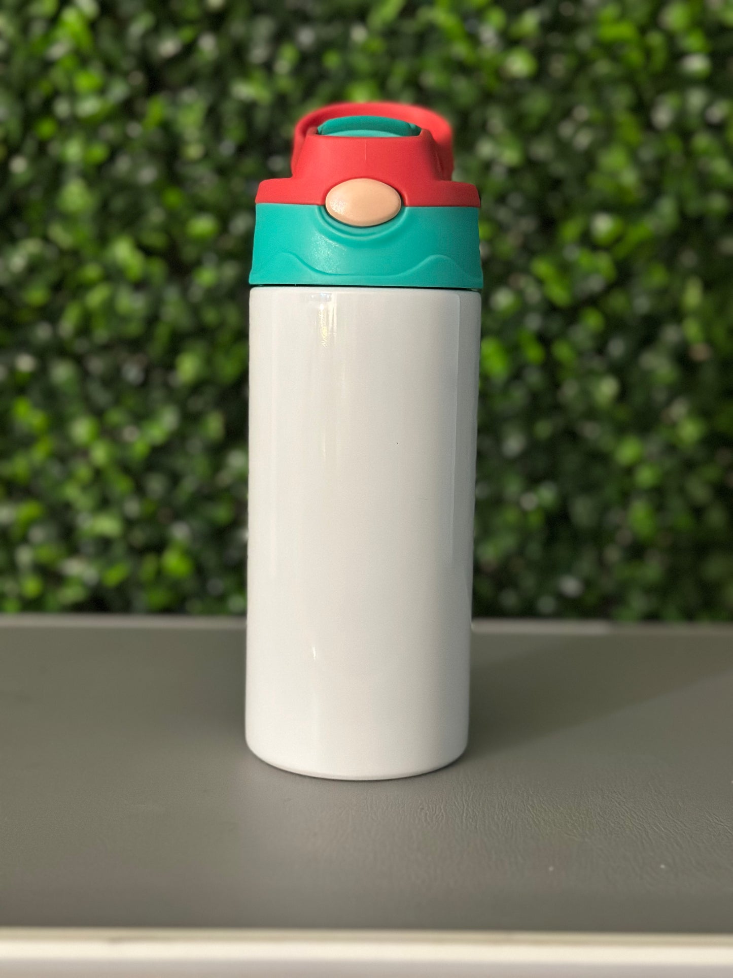 Custom 12oz  sublimation tumblers w/ straw attached