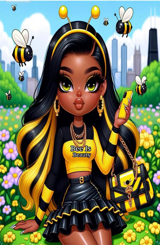 Bee is Beauty Composition Notebook Paperback