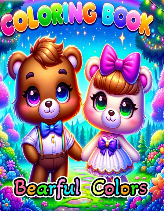 Bearful Colors Coloring Book Paperback