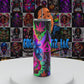 Cosmic Flower 20oz skinny, straight and 20oz tapered tumbler wrap